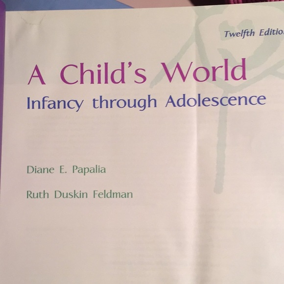 A child’s world psychology textbook twelfth Ed - Picture 3 of 3